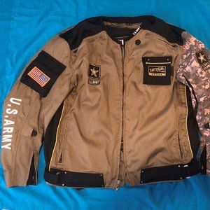 Power Trip -US Army Men's Motorcycle Jacket 2XL